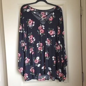 Long Sleeve Floral Top